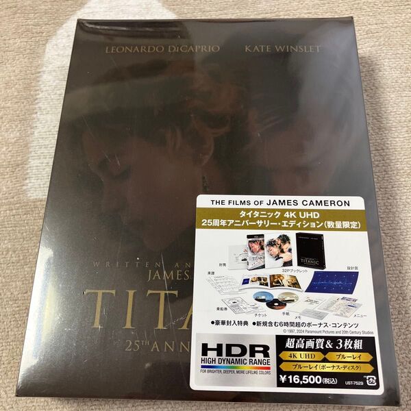 【新品】タイタニック 4K UHD 25周年アニバーサリーエディション (4K ULTRA HD+2Blu-ray Disc)