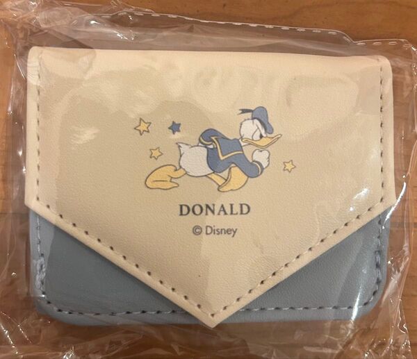ディズニー ドナルド・ダック 三つ折財布 ミニウォレット 新品 未開封