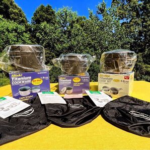 EVERNEW エバニュー ECA417 ECA418 ECA419 チタンクッカー セラミック 2DX 3DX 4DX 未使用♪