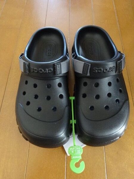 Crocs サンダルオフロードスポーツクロッグ 26cm メンズ ブラック