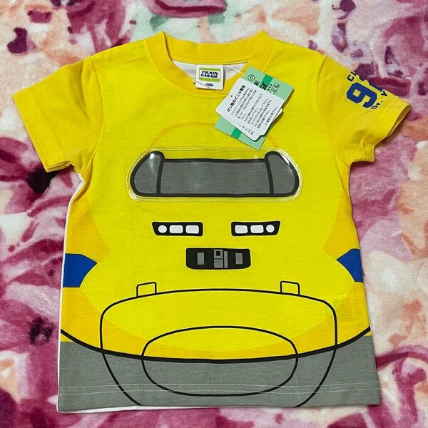 【新品】男の子 子供服 新幹線 Tシャツ 半袖 100