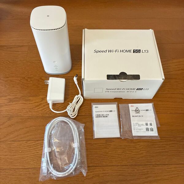 Speed Wi-Fi HOME 5G L13 au ホームルーター ホワイト