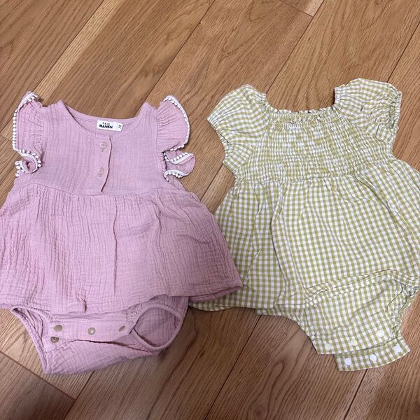 ロンパース ワンピース 子供服 女の子 70