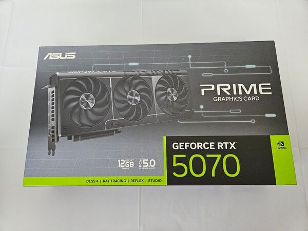 【新品未開封】ASUS RTX5070 PCIe 5.0 12GB GDDR7 PRIME-RTX5070-12G