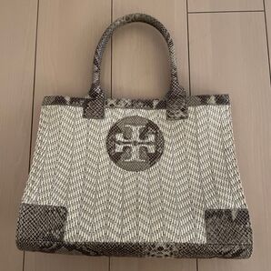 TORY BURCH トリーバーチ パイソン柄 トートバッグ