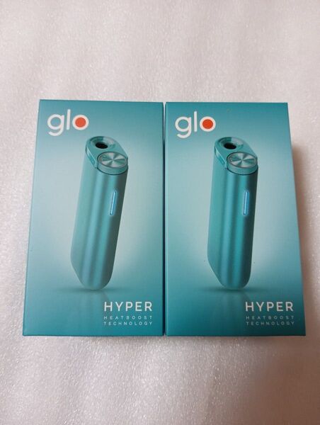 【未登録品】【新品、未開封】【2台セット】glo HYPER マラカイトティール グローハイパー