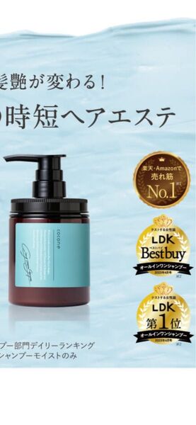 ★最安値★新品★未使用★未開封★coconeクレイクリームシャンプー★モイストスムースリペア★400g×2袋セット★