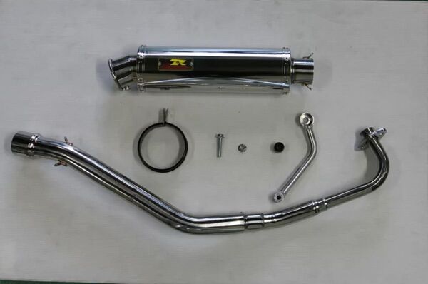 新品 未使用在庫有平日即日発送 Realize ハンターカブCT125 バイクマフラー 8BJ-JA65 2BJ-JA55 ダウン