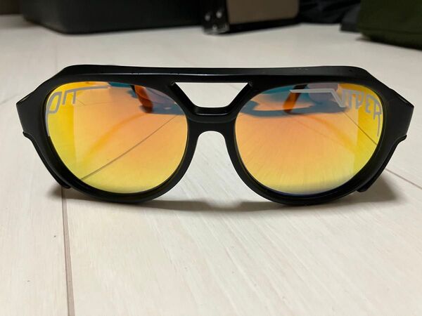 Pit Viper ピットバイパー ティアドロップ サングラス オレンジ