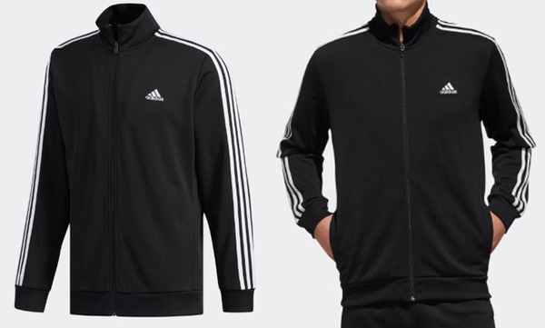 adidas アディダス 新品！MUST HAVES 3ストライプス ジャージ L黒 送料無料