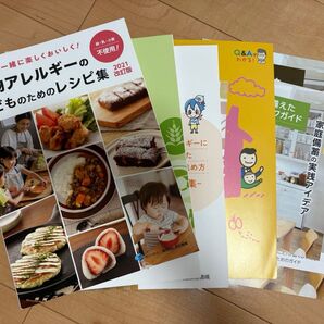 食物アレルギー対応レシピ集 防災関連冊子 セット まとめ売り