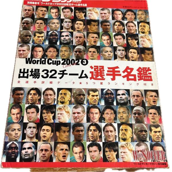 週間サッカーマガジン ワールドカップ2002出場32チーム選手名鑑