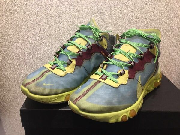 undercover NIKE REACT ELEMENT 87 US8.5 nikelab airmax BQ2718 400