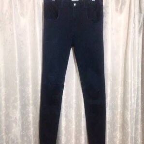 CLASS ダークインディゴ スキニー パンツ 濃紺 デニム ストレッチ ほぼ黒