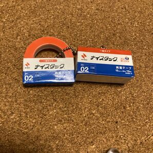 ナイスタック キーホルダー キーチェーン 文房具 両面テープ ニチバン