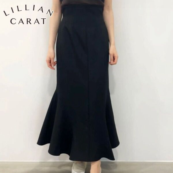 LILLIAN CARAT リリアンカラット マーメイドスカート ロングスカート M ウエストゴム