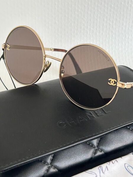 シャネルCHANEL ラウンドサングラス 4268