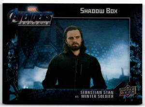 【SEBASTIAN STAN as WINTER SOLDIER】2020 UD Avengers Endgame and Captain Marvel Shadowbox #SB14