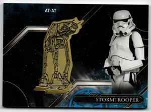 [STORMTROOPER/AT-AT]2017 TOPPS STAR WARS Galactic Files Reborn Vehicle Medallions Gold [04/25]