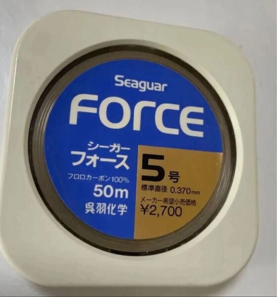 ◆セール呉羽化学 クレハ Seaguar シーガーフォース5号 50m フロロカーボン100