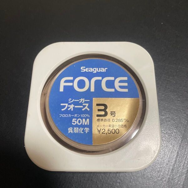 ◆セール 呉羽化学 クレハ Seaguar シーガーフォース 3号 50m FORCE フロロカーボンハリス