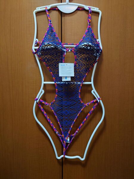 wickedweasel microminimus インクメッシュシースルーワンピース水着