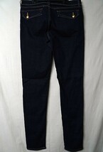 ユニクロ UNIQLO SKINNY FIT ストレッチスキニーデニムパンツ インディゴブルー_画像2