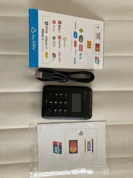 【美品】エアペイ カードリーダー Air Pay キャッシュレス 移動販売 エアレジ 初期化済み