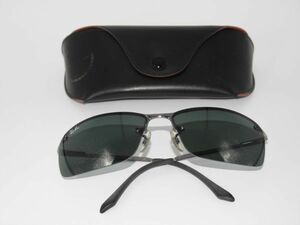 A9-13 солнцезащитные очки RayBan Ray Ban RB3183 TOPBAR 004/71 63*15 3N metal легкий мужской с футляром UV cut Италия производства 