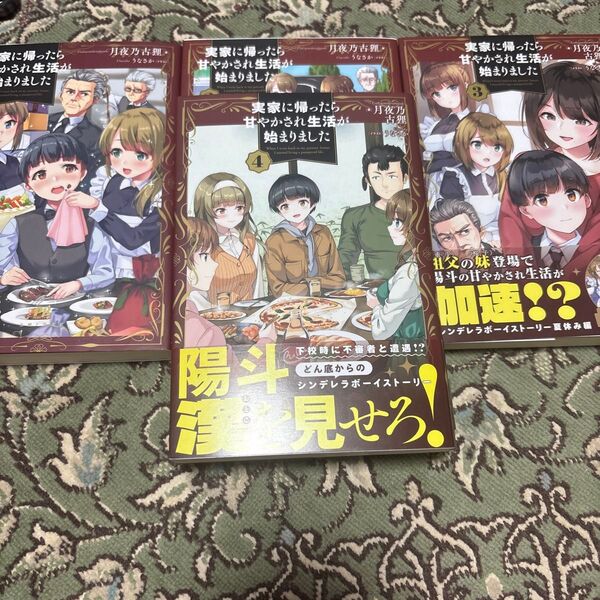 実家に帰ったら甘やかされ生活が始まりました1〜4 初版