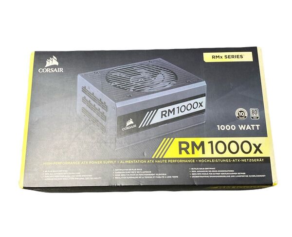 Corsair 1000W電源 80PLUS GOLD PC電源ユニット コルセア RM1000x ATX電源 電源ユニット