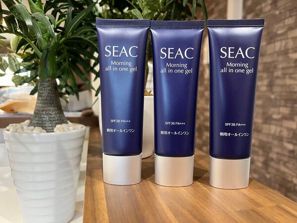 新品 SEAC シーク オールインワンジェル朝用50g 3個
