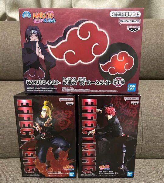 ナルト 疾風伝 NARUTO フィギュア EFFECTREME 暁 デイダラ サソリ ライト