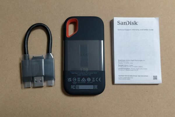 セール SanDisk Extreme V2 1TB 外付け SSD USB3.2Gen2 防滴防塵 SDSSDE61