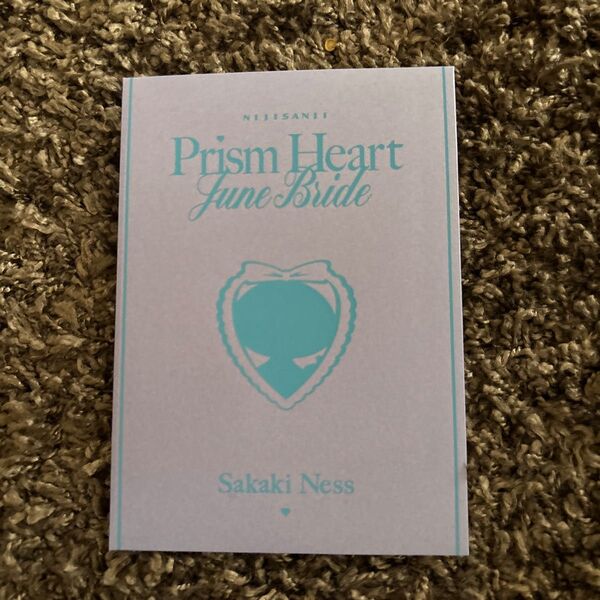 にじさんじ 榊ネスPrism Heart June Bride ジューンブライド特典 セレブレーションカード