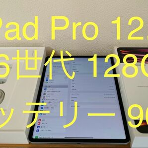 【美品】iPad Pro 12.9インチ 第6世代 Wi-Fiモデル 128GB M2チップ スペースグレイ 動作確認済み