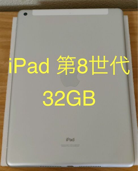 iPad 第8世代 Wi-Fi + Cellular 32GBシルバー MYMJ2J/A A2429 動作確認済み