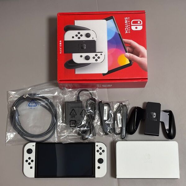 Nintendo Switch 有機ELモデル ホワイト+保護フィルム