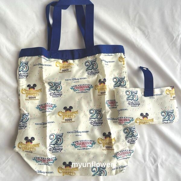 ディズニーランド ディズニーシー 25周年 2009年カウントダウン エコバッグ バッグ