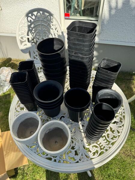 中古 プラ鉢88個 陶器鉢2個 合計90個
