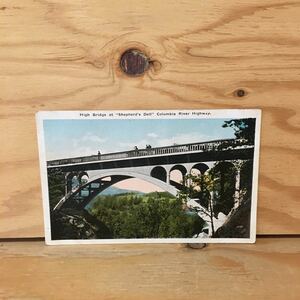 Y3FAA-200817　レア［戦前 絵葉書 High Bridge at Shepherd's Dell Columbia River Highway.］
