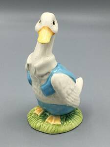 Beswick Beatrix Potter's ピーターラビット Mr. Drake Puddle - Duck あひるの置物 陶器人形 フィギュリン フィギュア