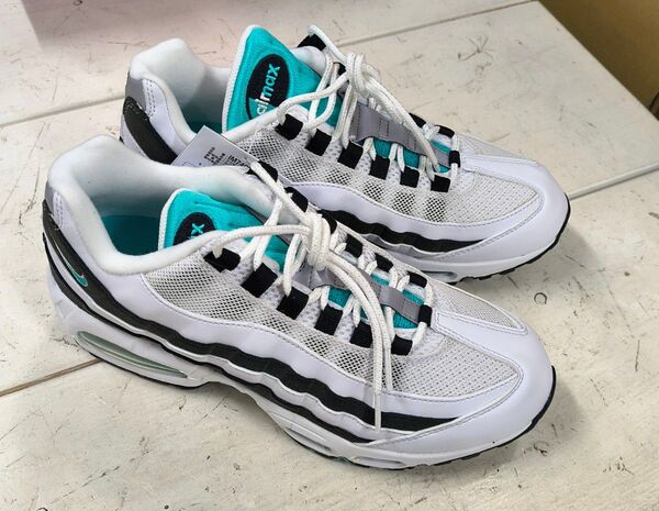 Nike Air Max 95 OG エアマックス95 SIZE 27.5cm White and Black ボーダー