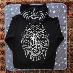 I.K.O. 極真会館 空手 一撃 フード付き パーカー Sサイズ ブラック レディース