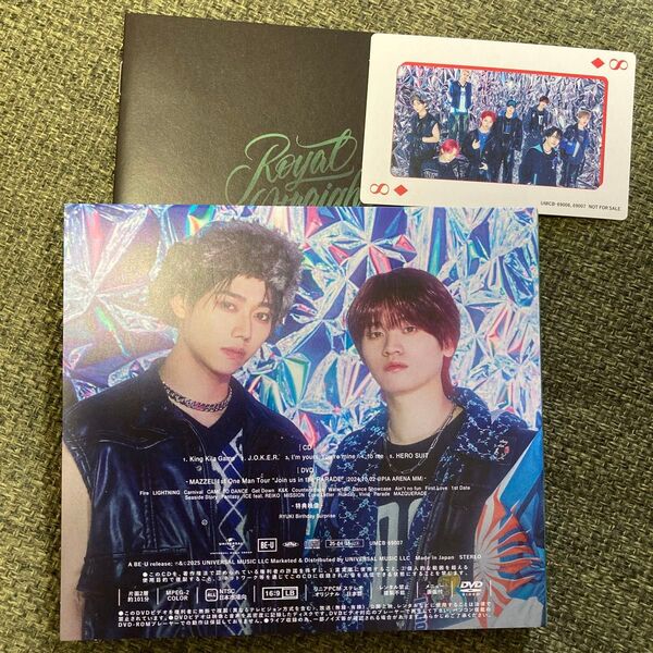 LIVE盤 (初回プレス) 集合フォトカードA MAZZEL CD+DVD/Royal Straight Flush