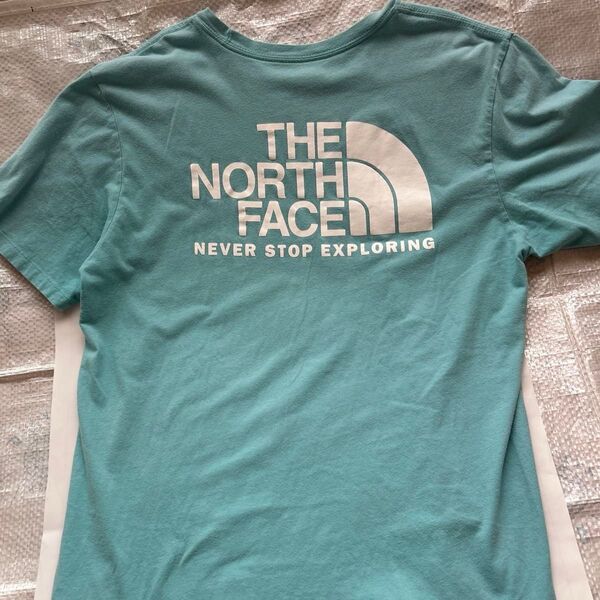 THE NORTH FACE ノースフェイス Tシャツ 半袖Tシャツ パステルブルー Lサイズ