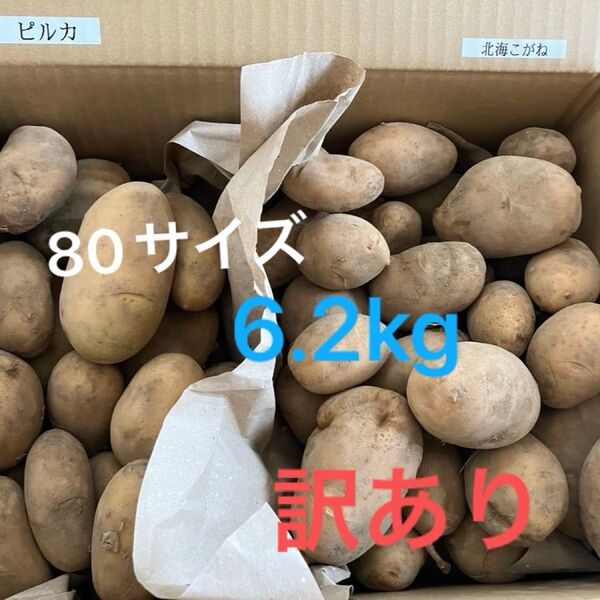 訳ありジャガイモ 箱込み6.2kg