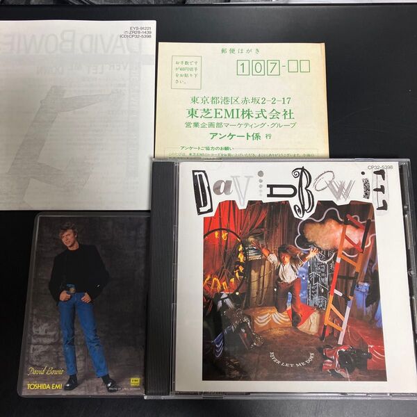 ★国内盤 廃盤CD デヴィッド・ボウイ / ネヴァー・レット・ミー・ダウン