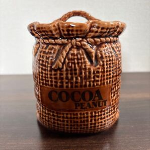COCOA PEANUT 陶器の入れ物