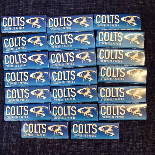 シャグに付属の巻紙 COLTS 手巻きタバコ ペーパー 巻き紙 コルツ 保管品 20個セット 受け取り連絡をできる人のみ